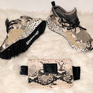 Steve Madden Sneakers and Fanny Pack
